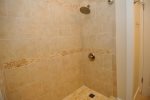 New shower in second bathroom